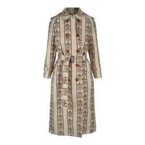 Gucci 100 Flower and Crown Coat Multi Womens